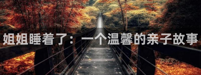 韩漫画官网：姐姐睡着了：一个温馨的亲子故事